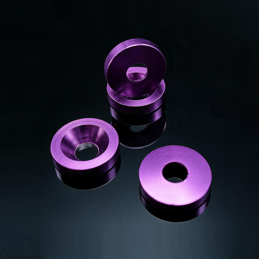 Senkkopfscheibe aus eloxiertem Aluminium