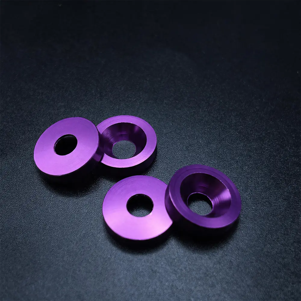 Senkkopfscheibe aus eloxiertem Aluminium